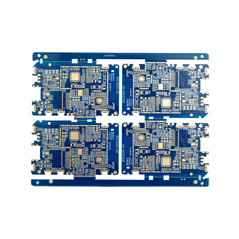 PCB placcato oro blu a doppia faccia