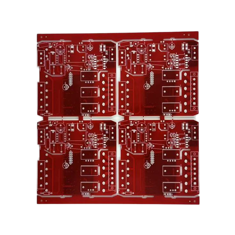 Scheda saldata senza piombo rossa a doppia faccia